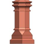 Magnum Chimney Pot Copper material