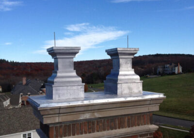 Lead Coated Custom Tony Chimney Pot