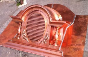 Custom Copper Dormer With Louver