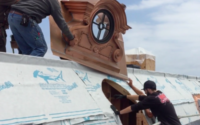 Copper Dormer Installation