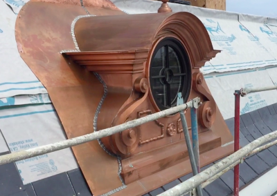Williams Copper Dormer Installation