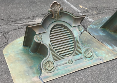 Michelle Green Patina Copper Louver Dormer