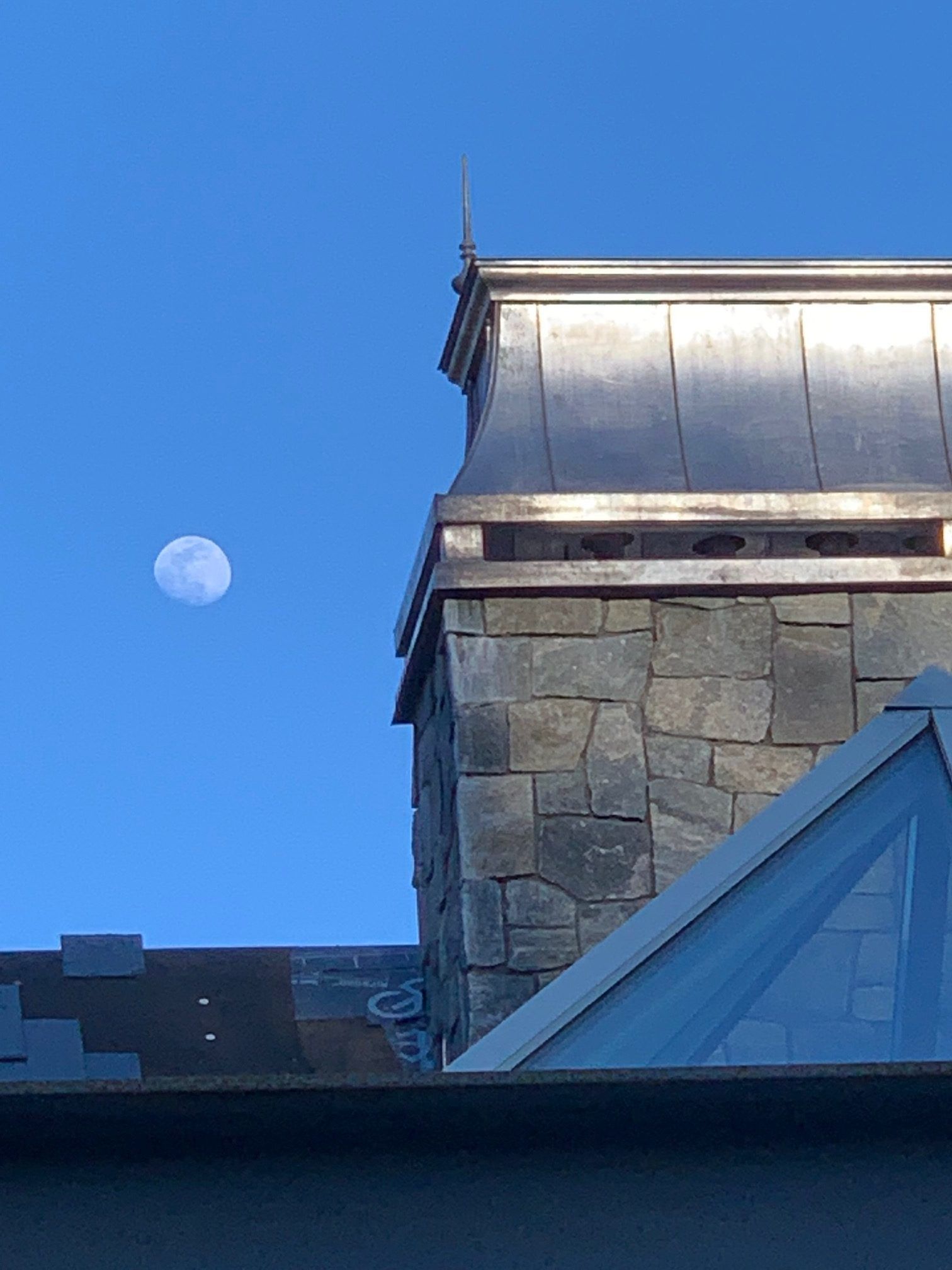 Lead Coated Chimney Cap With Finials