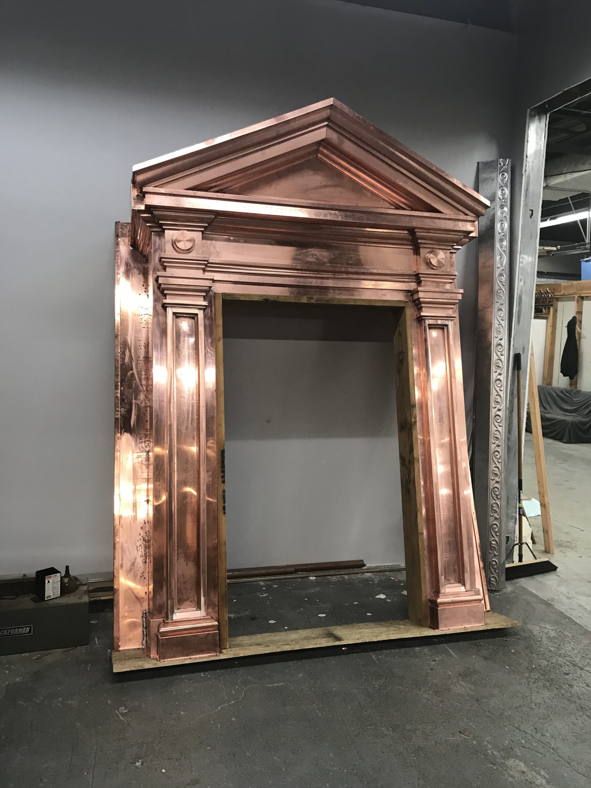 copper custom dormer historical