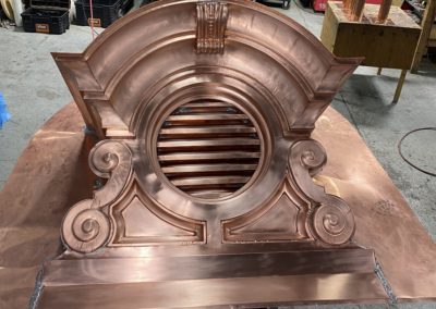 Rio Vista Small Louver Copper Dormer