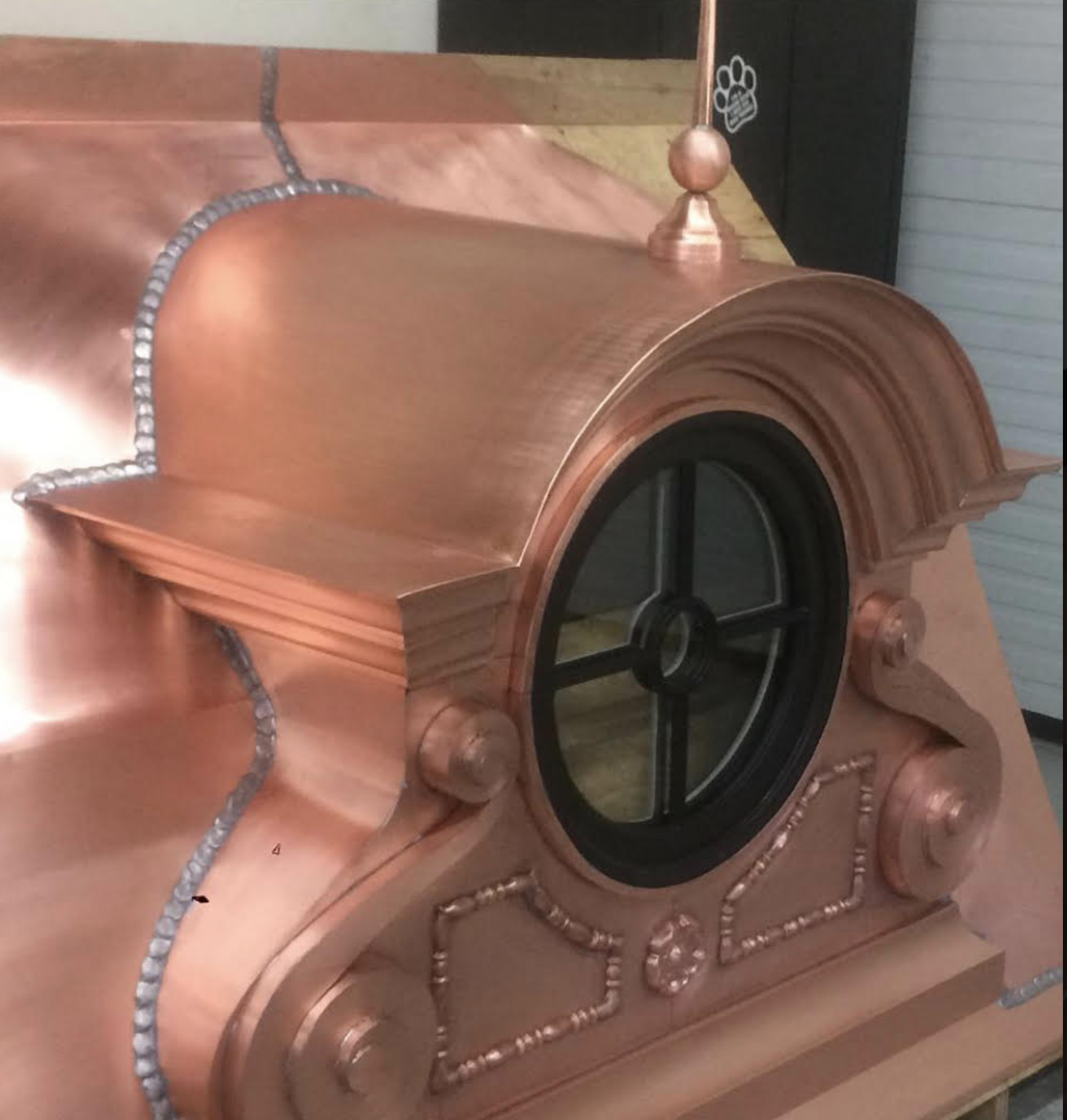 Custom Copper Dormer