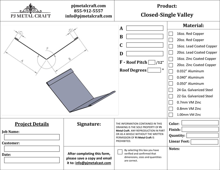 Closed Single Valley