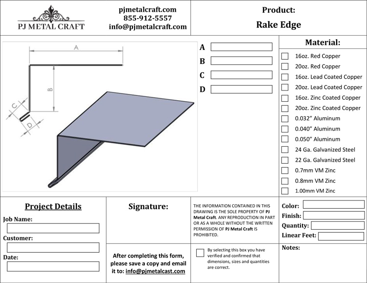 Rake Edge Rake Edge
