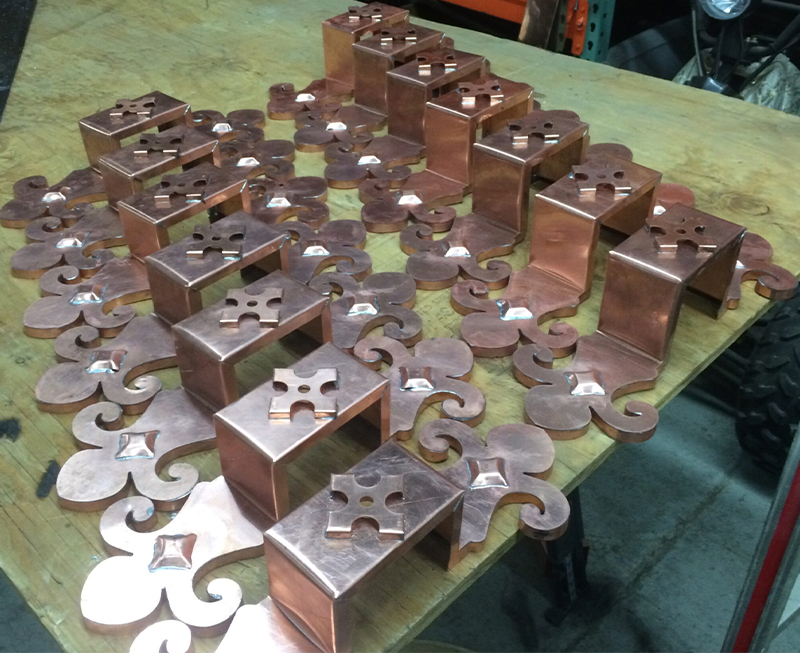 Water Jet Cutting for Leader Head