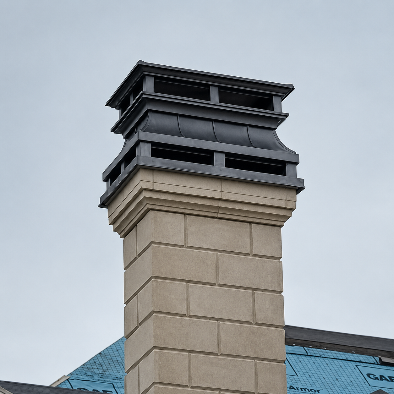 Custom Copper Chimney Cap