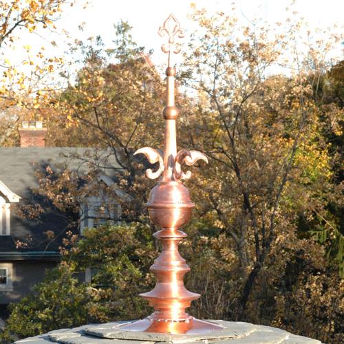 Custom Copper Finial