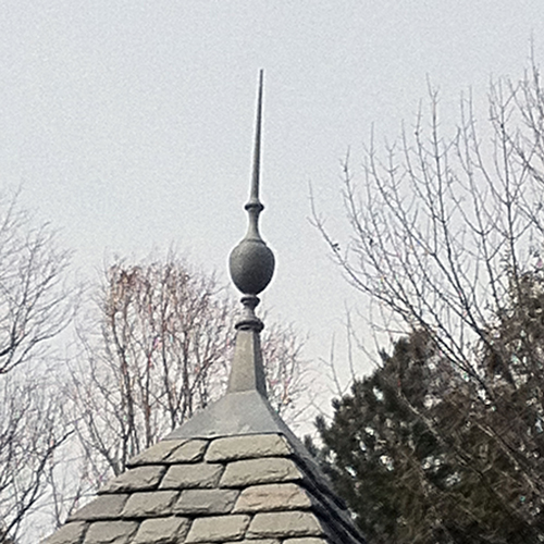 Custom Lead Coated Finial