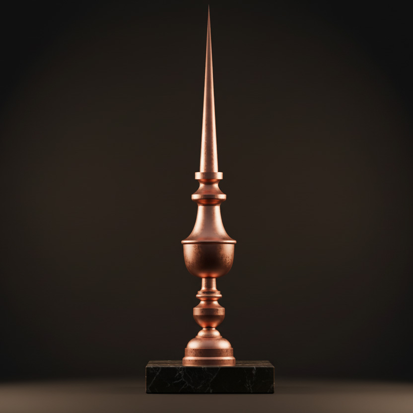 Copper Finial