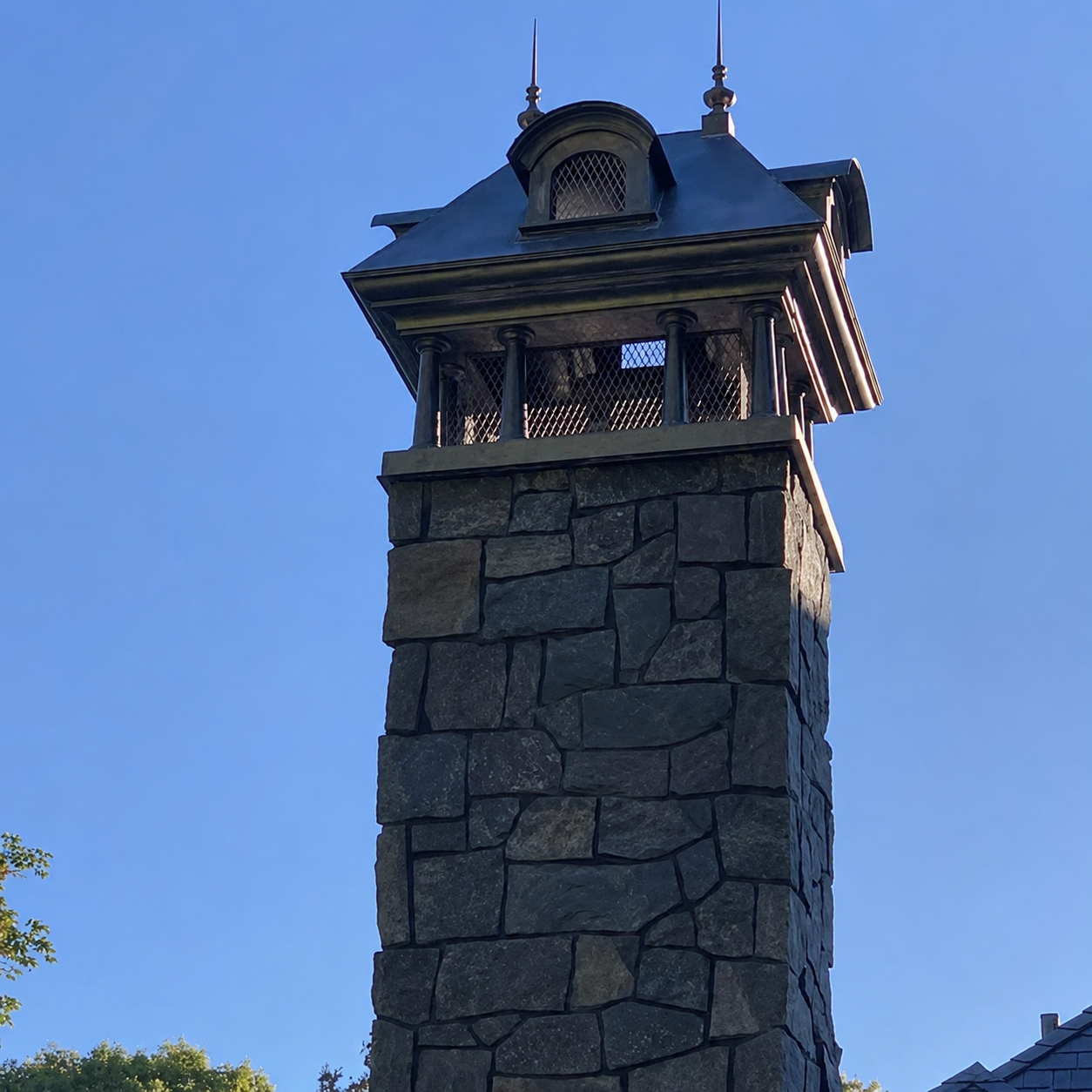 Custom Copper Chimney Cap
